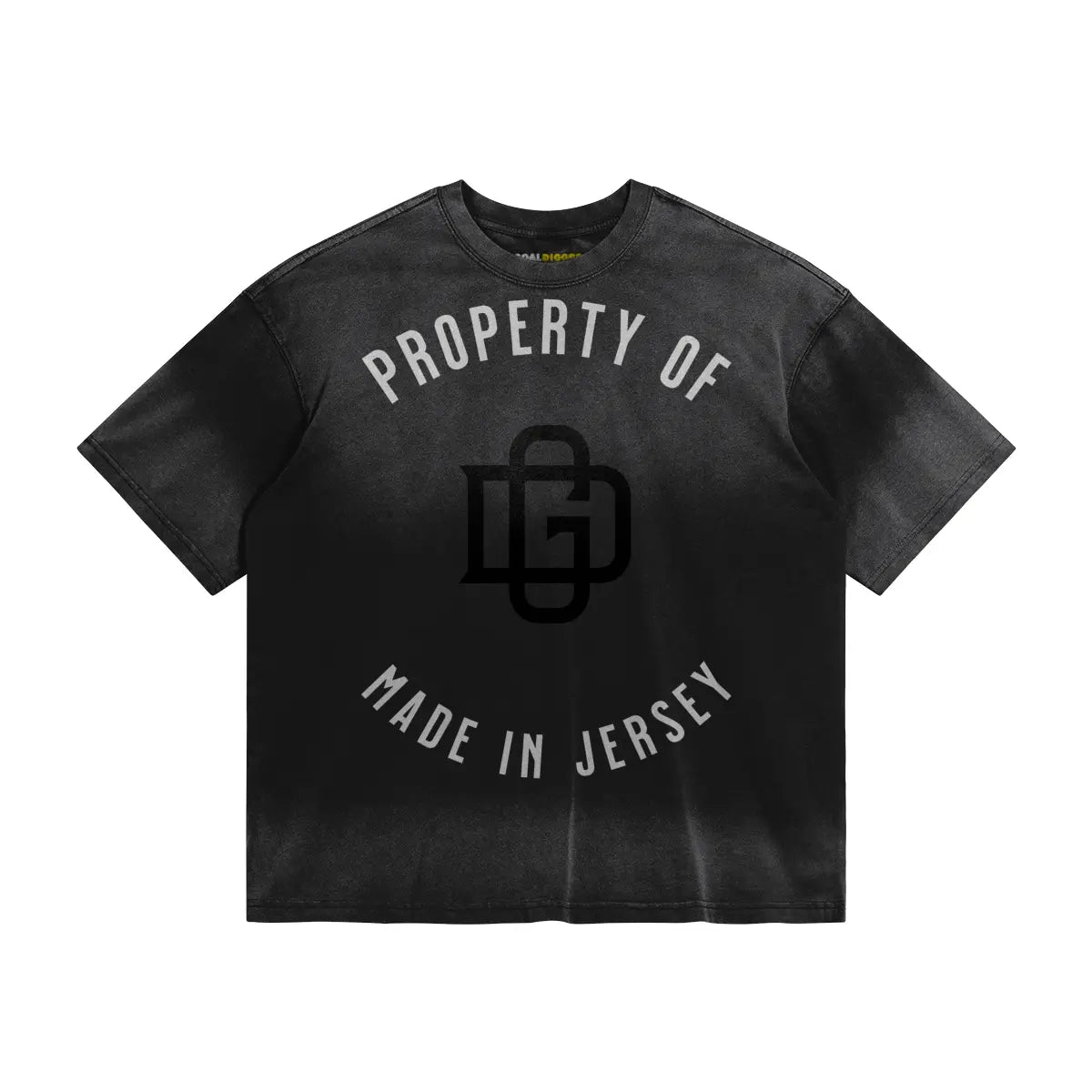 BLACK PROPERTY TEE GOALDIGGRS