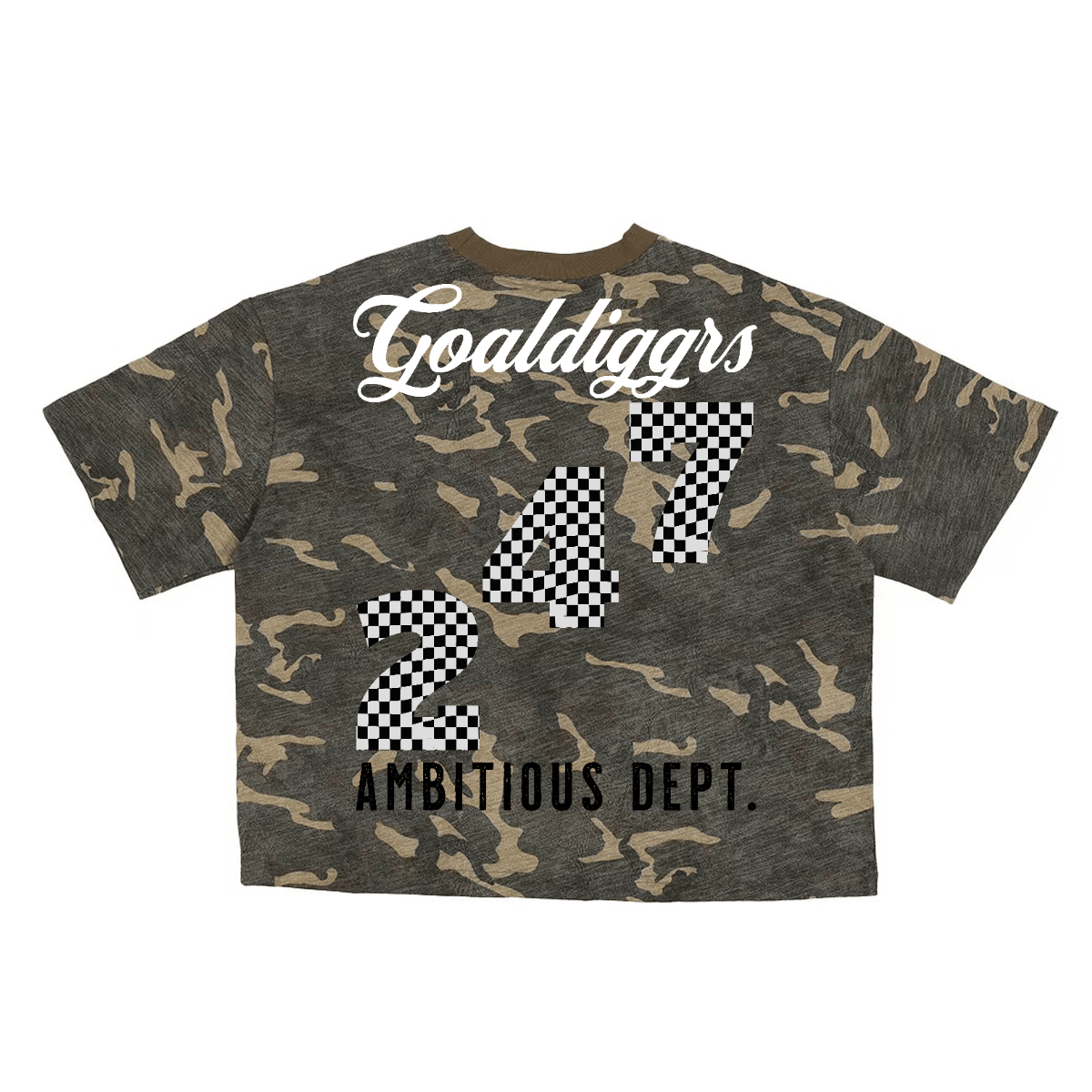 CAMO PROPERTY CROPPED TEE