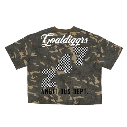 CAMO PROPERTY CROPPED TEE