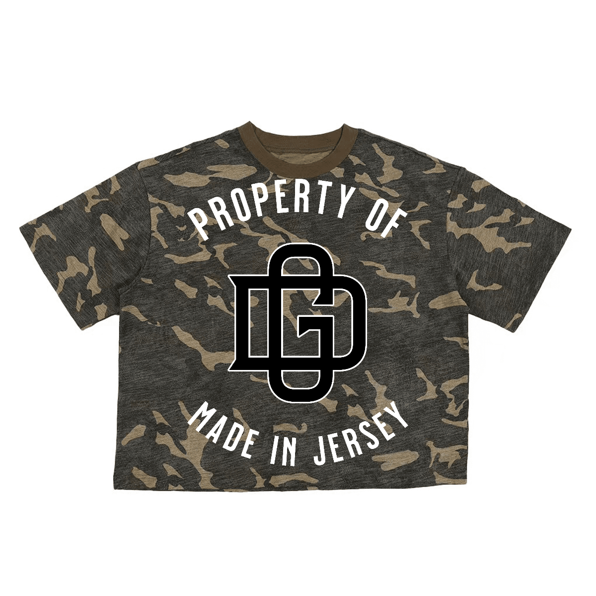 CAMO PROPERTY CROPPED TEE