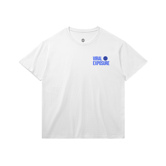 VIRAL EXPOSURE BLUE LOGO TEE (PRE-ORDER)