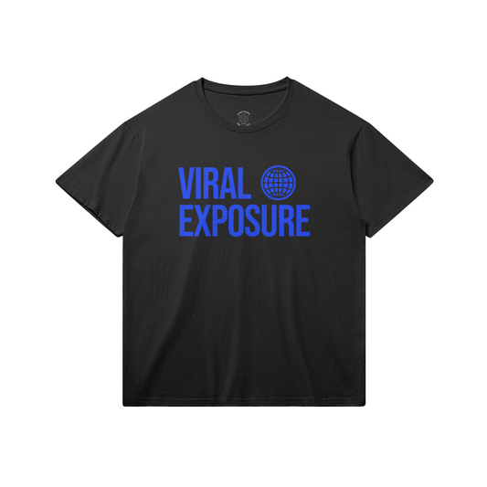 VIRAL EXPOSURE BIG BLUE LOGO TEE (PRE-ORDER)