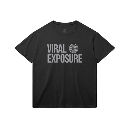VIRAL EXPOSURE BIG GREY LOGO TEE (PRE-ORDER)