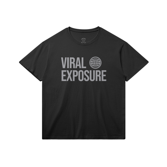 VIRAL EXPOSURE BIG GREY LOGO TEE (PRE-ORDER)