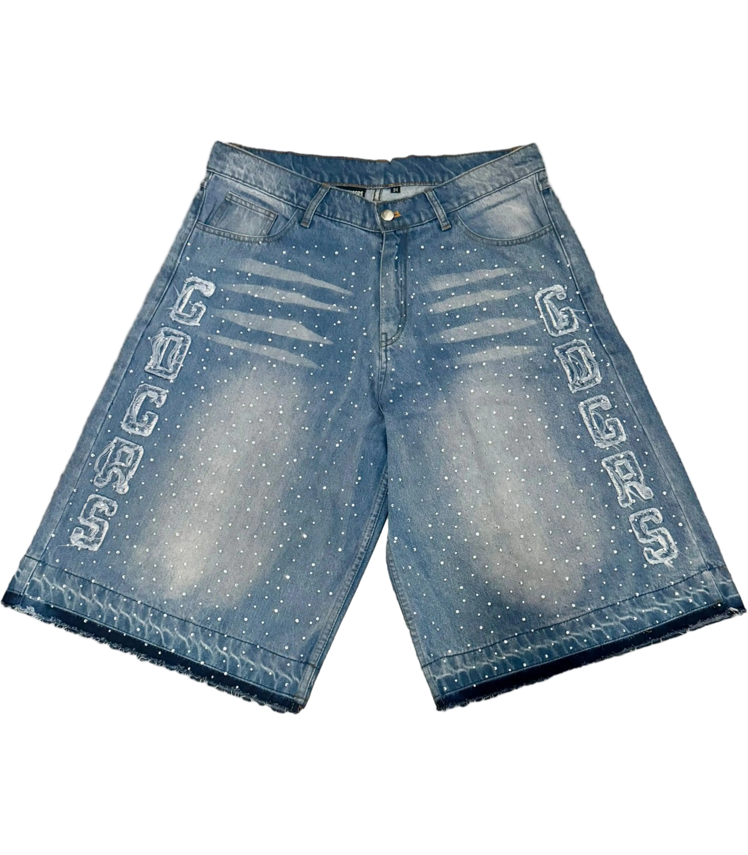 GDGRS DENIM JORTS GOALDIGGRS