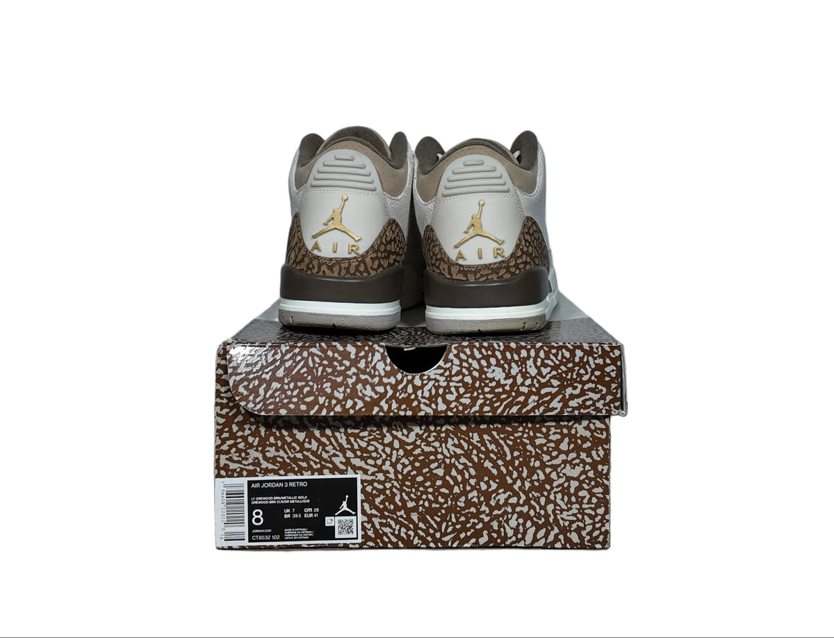 AIR JORDAN 3 RETRO PALOMINO SIZE 8 MENS (PRE-OWNED)