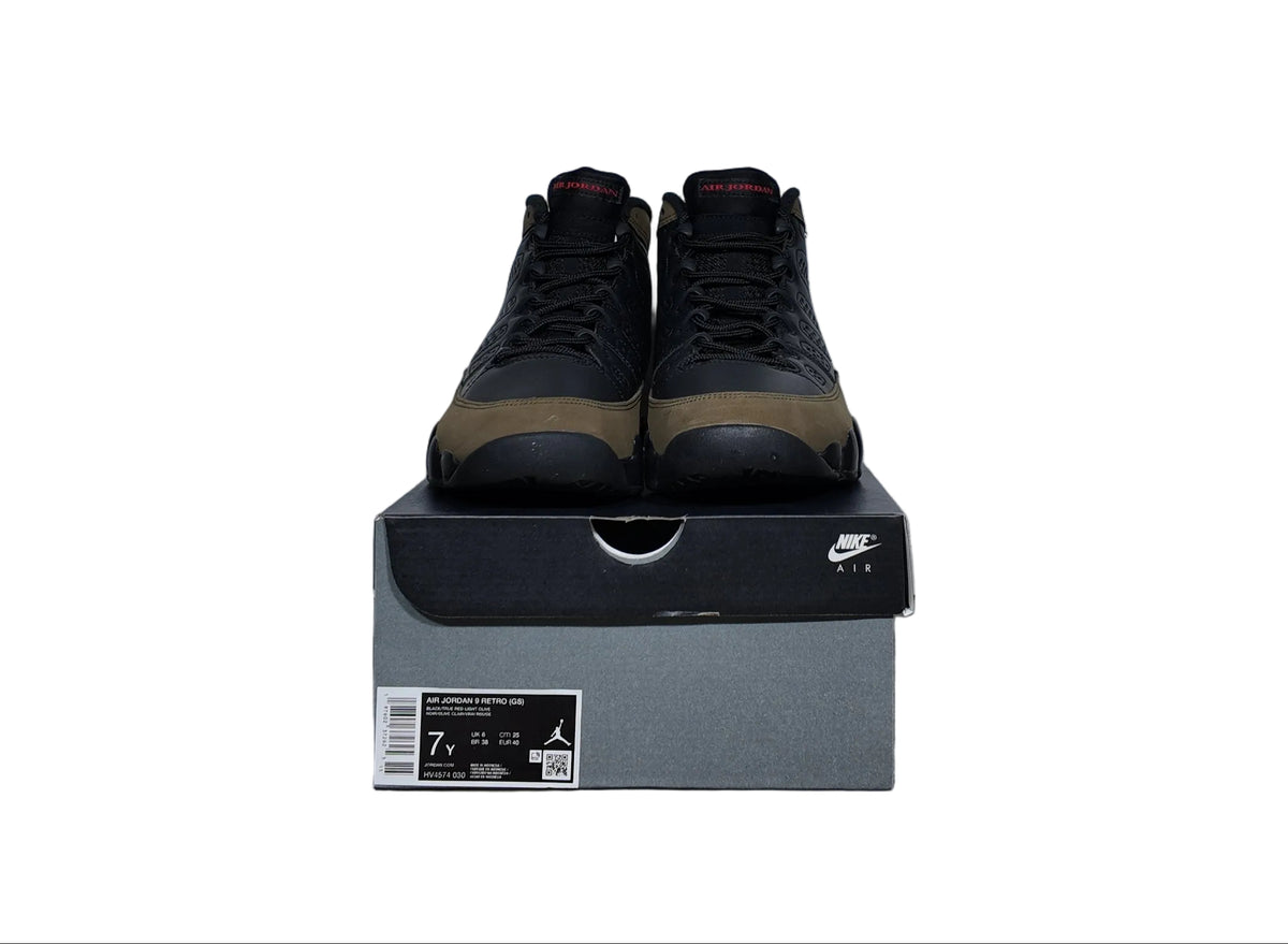 AIR JORDAN 9 RETRO (GS) OLIVE SIZE 7Y