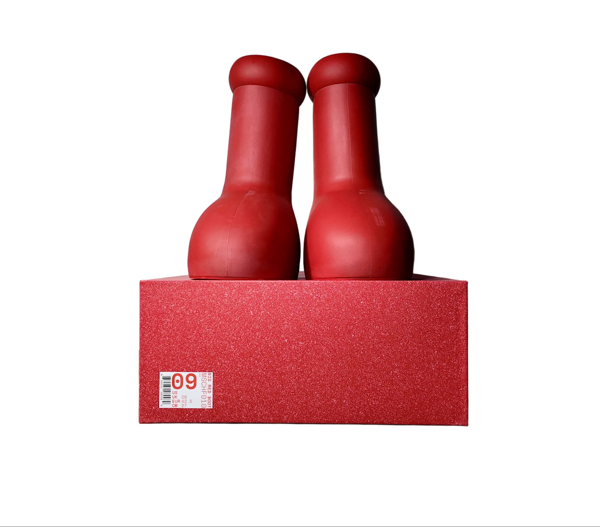 MSCHF BIG RED BOOT SIZE 9 MENS