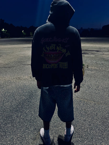 GDGRS DENIM JORTS